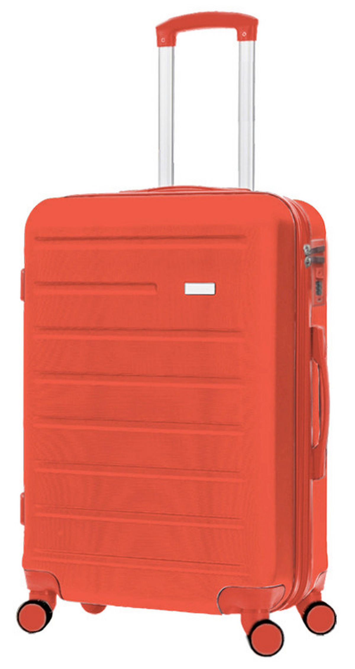 REISEKOFFER Rot  - Rot, Design, Kunststoff/Textil (76/49/29cm) - Novel