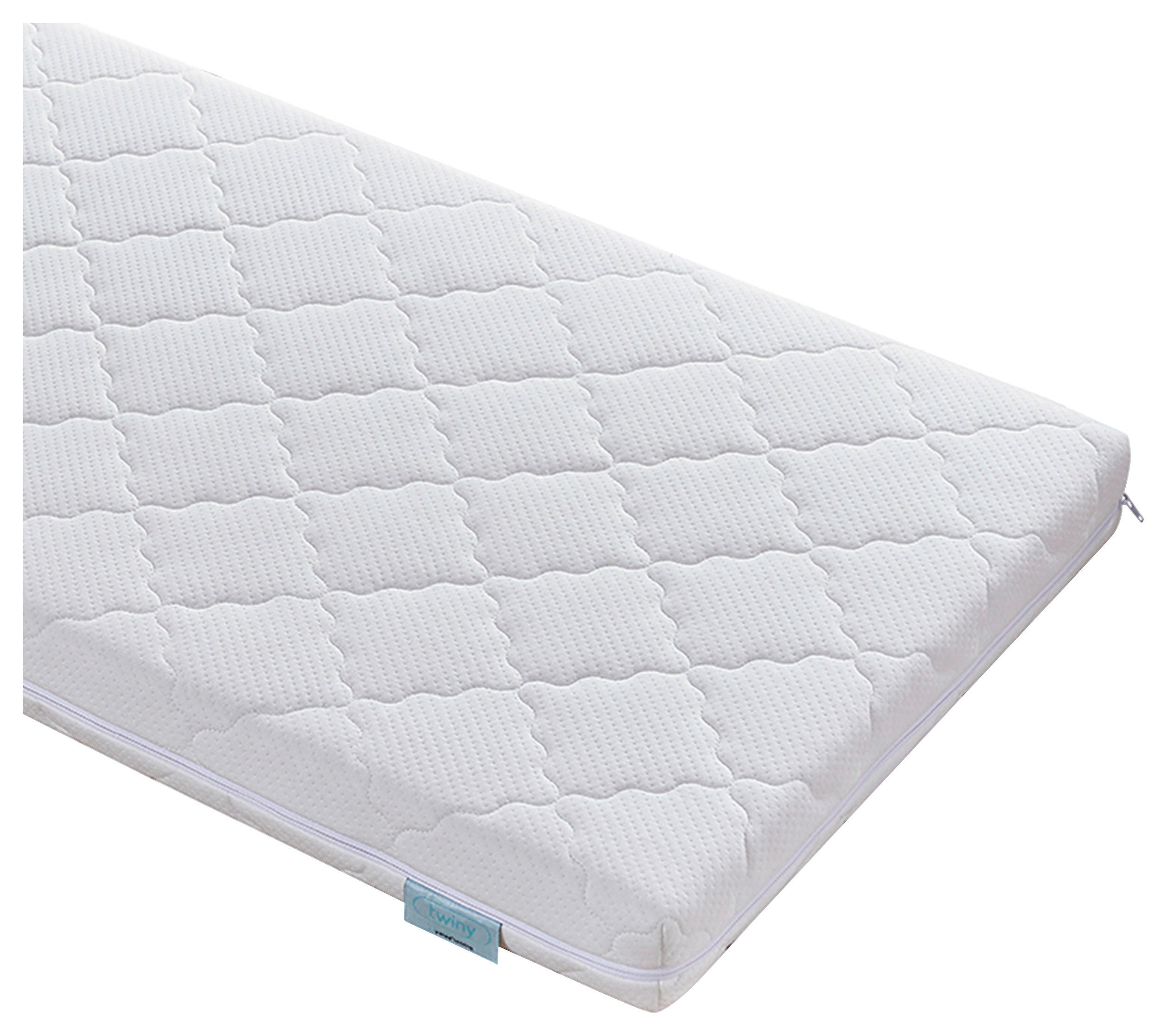 KINDERMATRATZE Twiny 60/120 cm Höhe ca. 9 cm  - Weiß, Basics, Textil (60/120cm) - Yatas