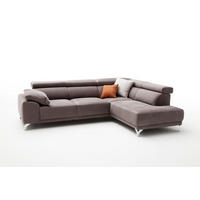 SEDEŽNA GARNITURA, mikrovlakna antracit  - antracit, Moderno, tekstil (274/209cm) - Pure Home Lifestyle