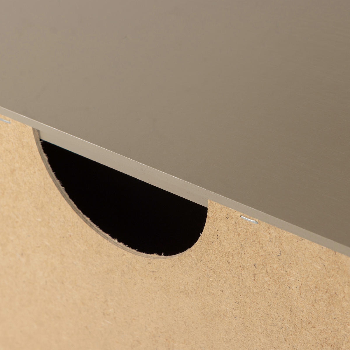 KOMMODE Gunnar, 94/93/52 cm, 3 Schublade(n)  - Schlammfarben/Schwarz, Design, Holz/Metall (94/93/52cm) - Livetastic