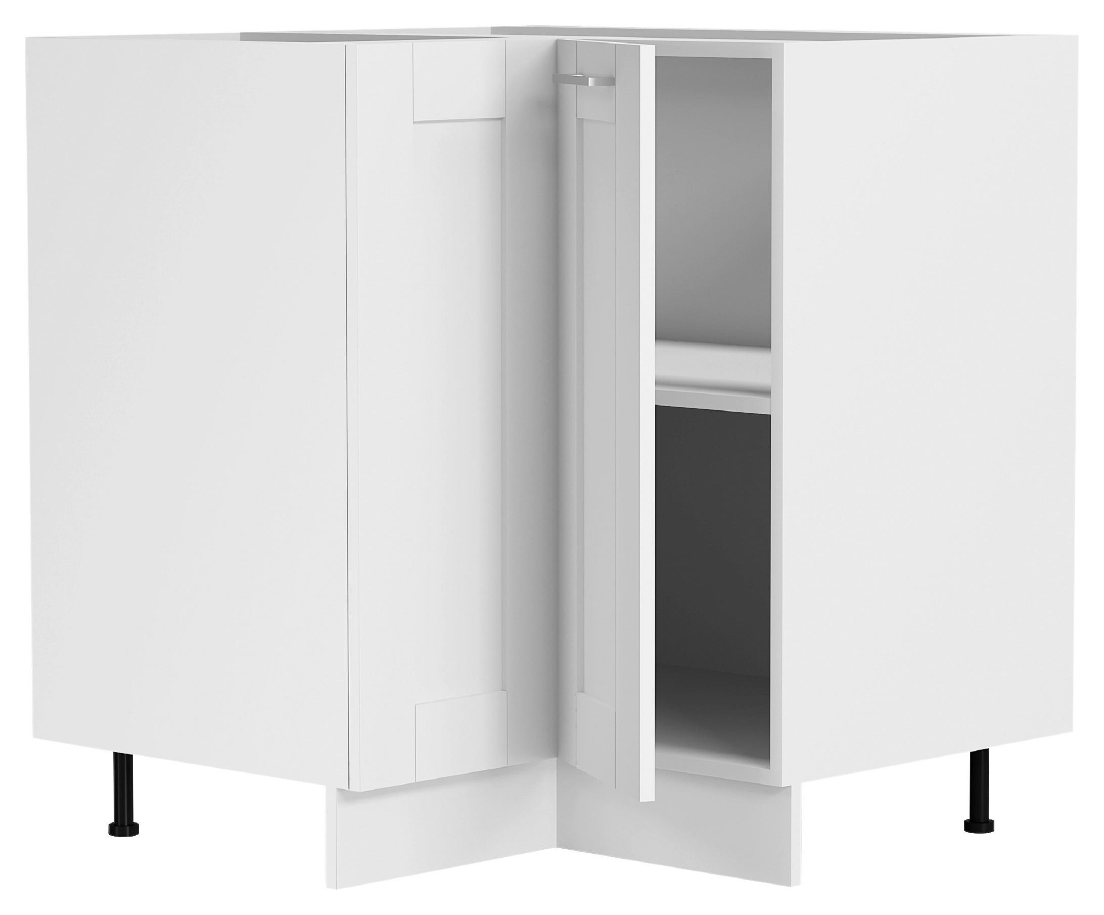 ECKUNTERSCHRANK 76/82/76 cm - Weiss, Trend, Holzwerkstoff/Kunststoff (76/82/76cm) - MID.YOU