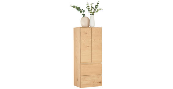 MIDISCHRANK 50/125/37 cm  - Eichefarben, Natur, Holz (50/125/37cm) - Novel