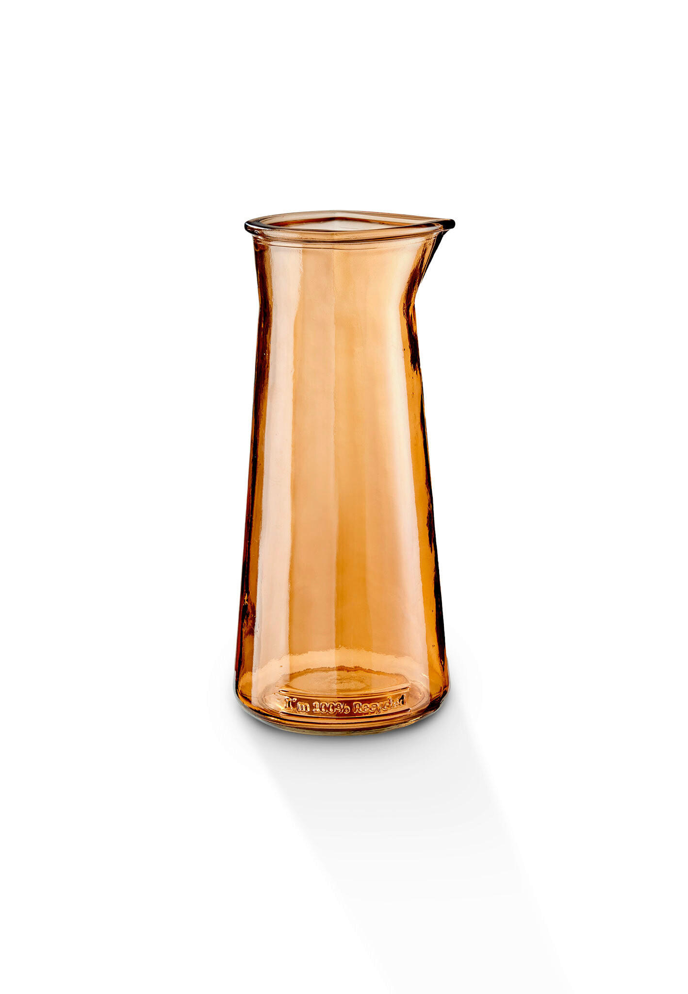 WASSERKARAFFE 1,165 l  KAZI  - Orange, Basics, Glas (10,5/23,5cm) - FYNCH-HATTON