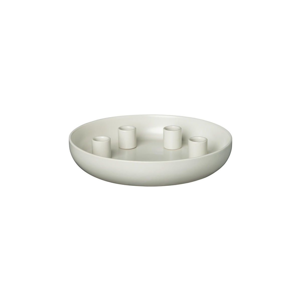 KERZENHALTER - Beige, KONVENTIONELL, Keramik (24,5/4,5cm) - Blomus