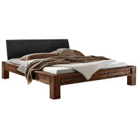 BETT 160/200 cm  in Anthrazit, Braun, Akaziefarben  - Anthrazit/Braun, Design, Holz (160/200cm) - Hasena