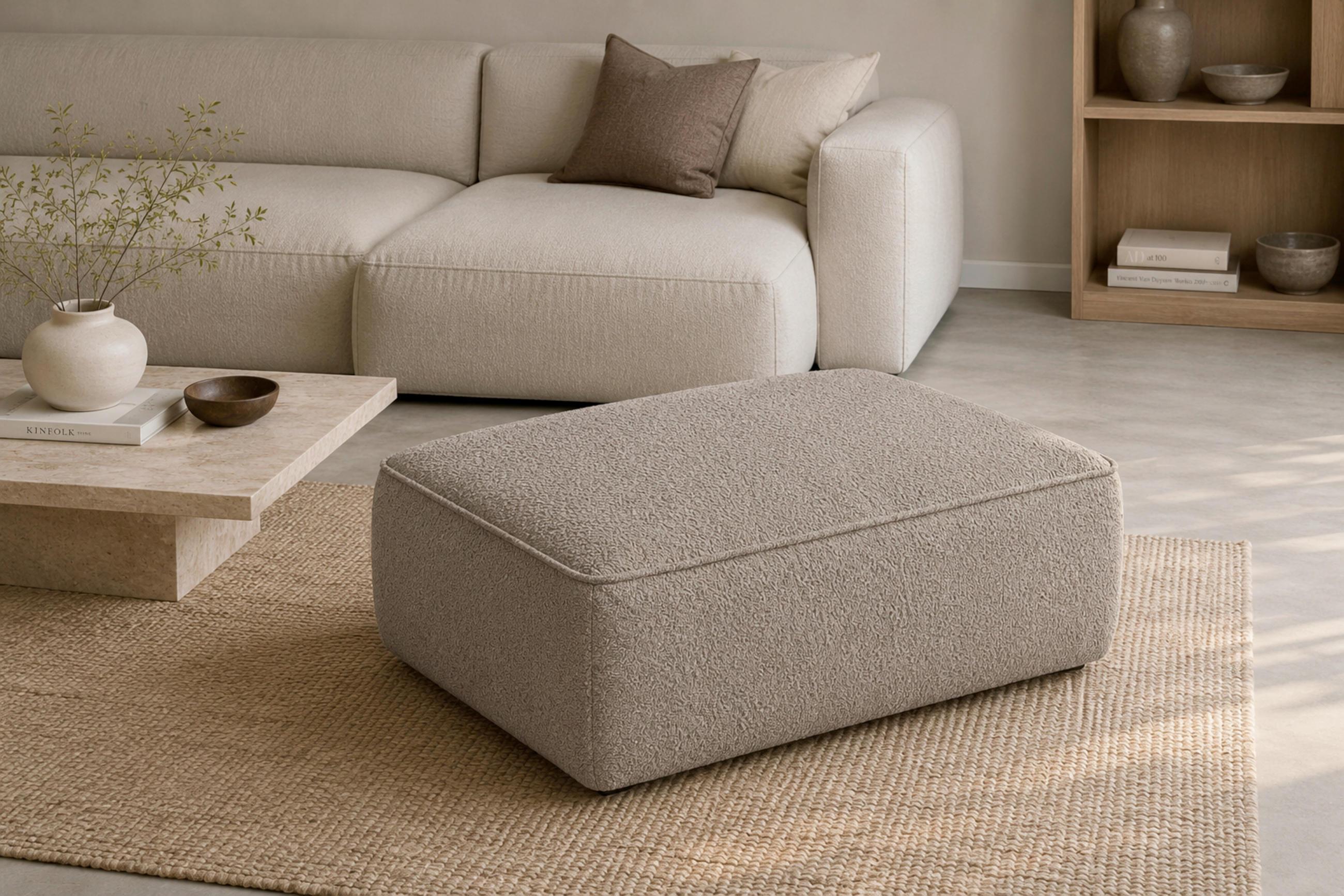 Livetastic TABURET, textil, kompozitní dřevo, 105/43/65 cm