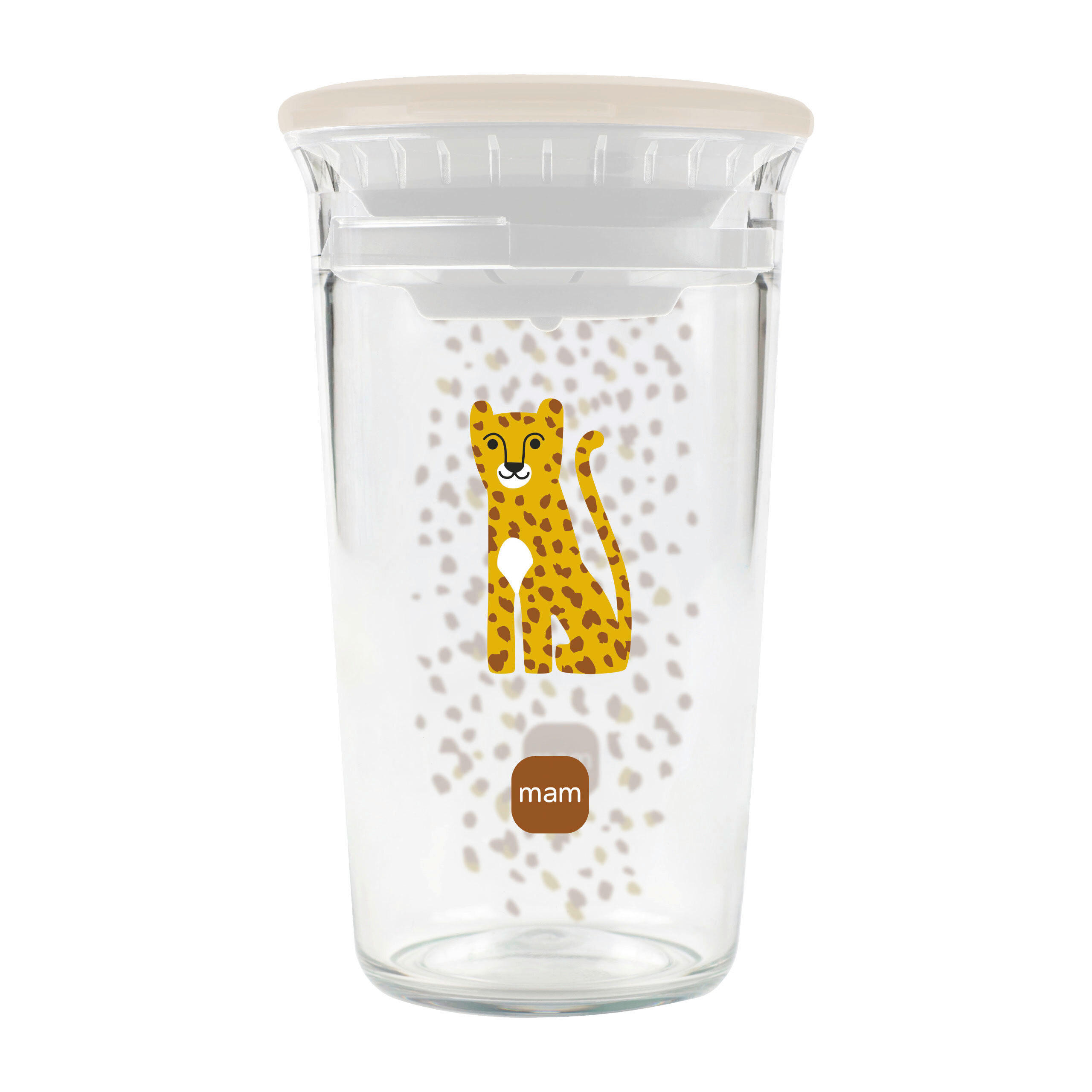 TRINKBECHER  - Lila/Dunkelgelb, Basics, Kunststoff (9,5/22,3/9,4cm) - MAM