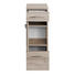 UNTERSCHRANK Buchefarben - Chromfarben/Buchefarben, Design, Holzwerkstoff/Metall (30/84/35cm) - Carryhome
