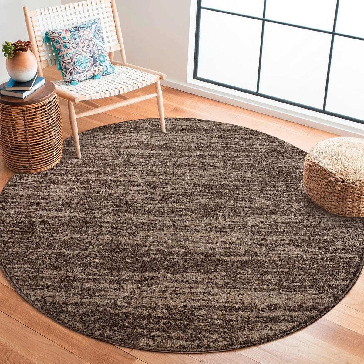 WEBTEPPICH 200 cm Oslo Braun  - Braun, Basics, Kunststoff/Textil (200cm)