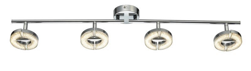 LED-STRAHLER - Weiss, Design, Kunststoff/Metall (11/78cm) - Novel