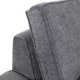 ECKSOFA Grau Teddystoff  - Anthrazit/Schwarz, KONVENTIONELL, Textil/Metall (190/270cm) - Carryhome