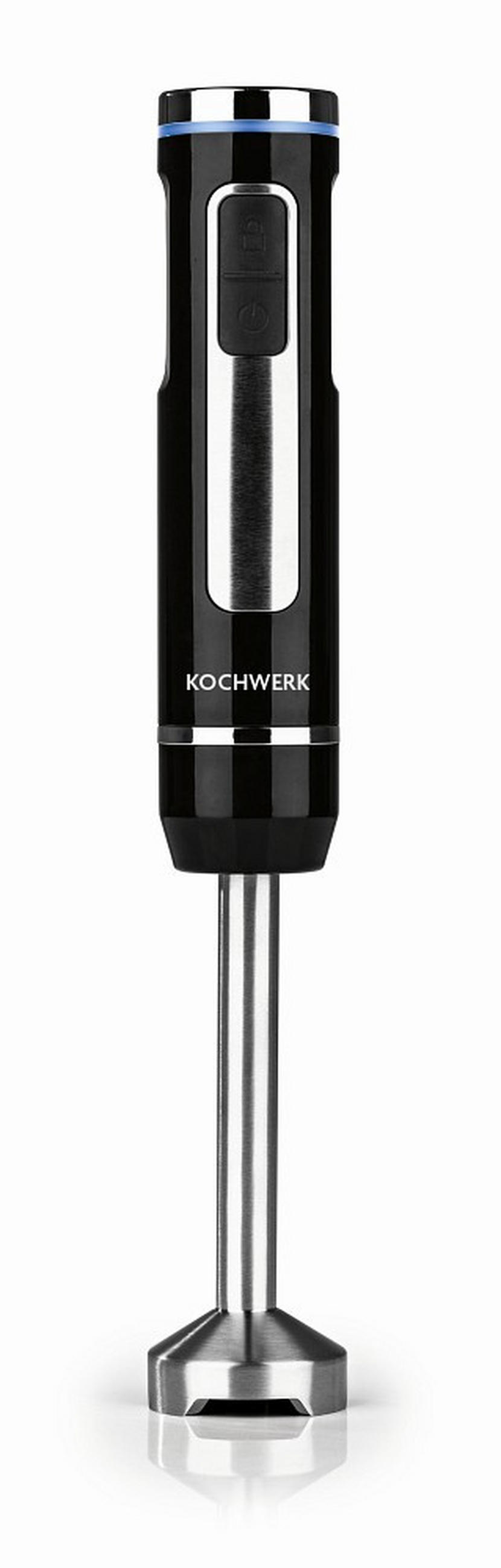 STABMIXER-SET Rachs KOCKWERK 4-teilig  - Edelstahlfarben/Schwarz, Basics, Kunststoff/Metall (35/5/5cm)