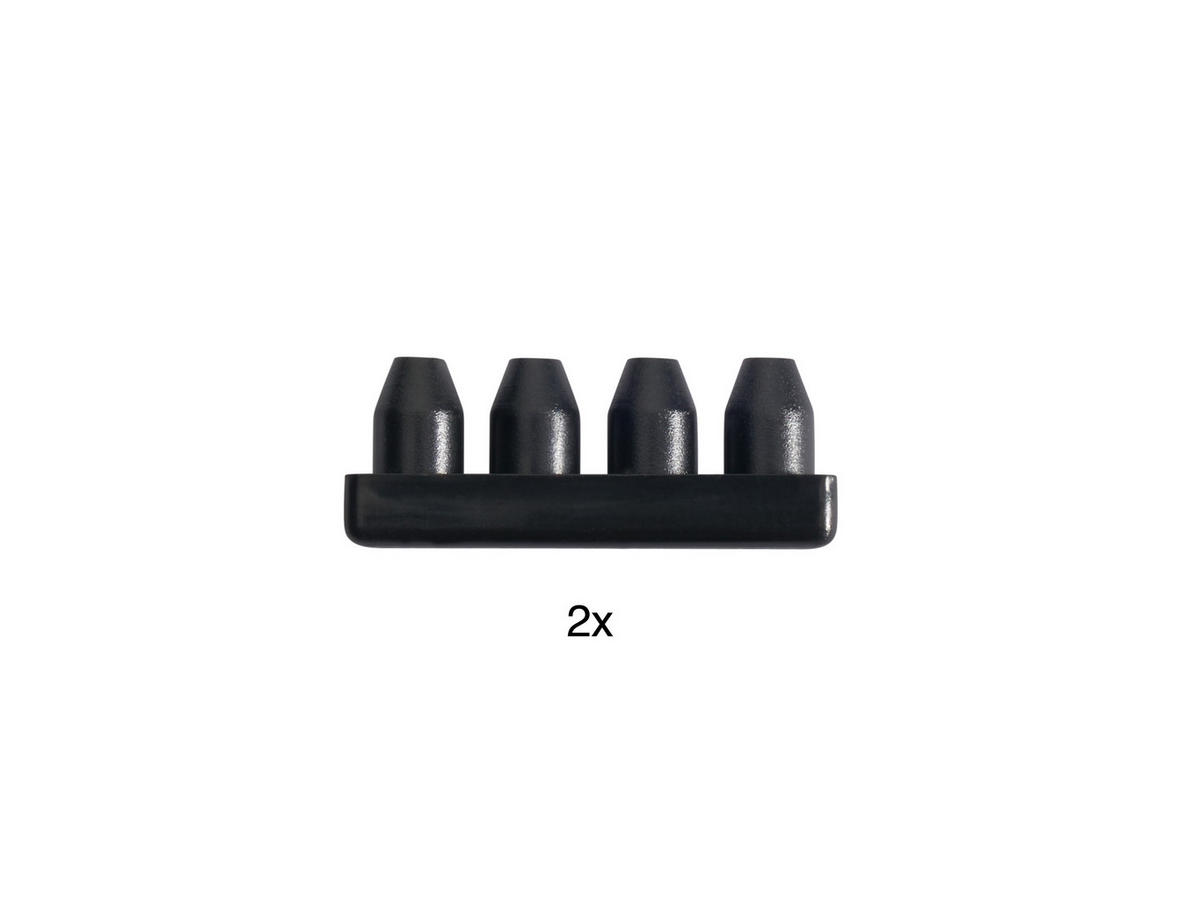 KONCOVKA - čierna, Basics, kov (2,5/1/0,7cm) - Homeware