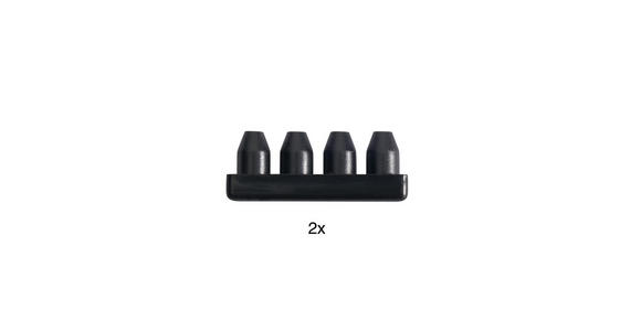 ENDSTÜCK - Schwarz, Basics, Metall (2,5/1/0,7cm) - Homeware