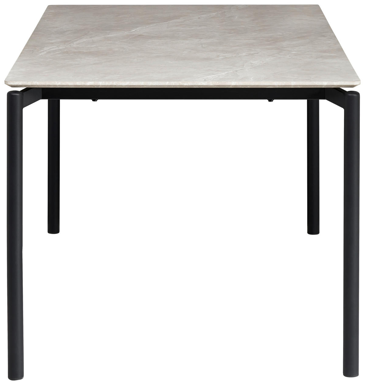 STOL ZA BLAGOVAONICU  siva  metal, drvni materijal      - siva/crna, Konvencionalno, drvni materijal/metal (160/90/76cm) - P & B