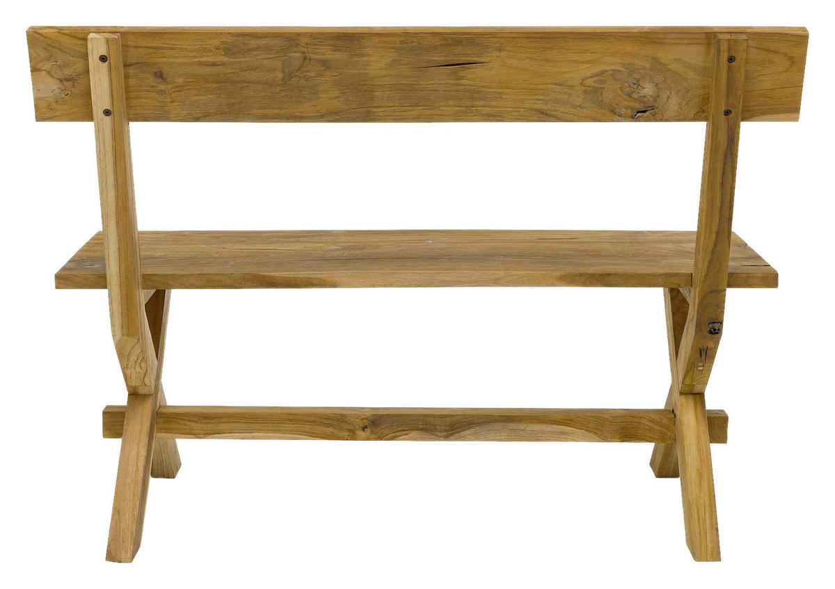 GARTENBANK 120/90/50 cm Teakholz   - Teakfarben, KONVENTIONELL, Holz (120/90/50cm) - Jan Kurtz
