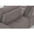 ECKSOFA in Velours Dunkelblau  - Schwarz/Dunkelblau, Design, Kunststoff/Textil (236/326cm) - Xora