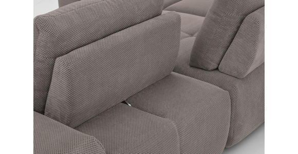 ECKSOFA in Velours Dunkelblau 236/326 cm - Schwarz/Dunkelblau, Design, Kunststoff/Textil (236/326cm) - Xora