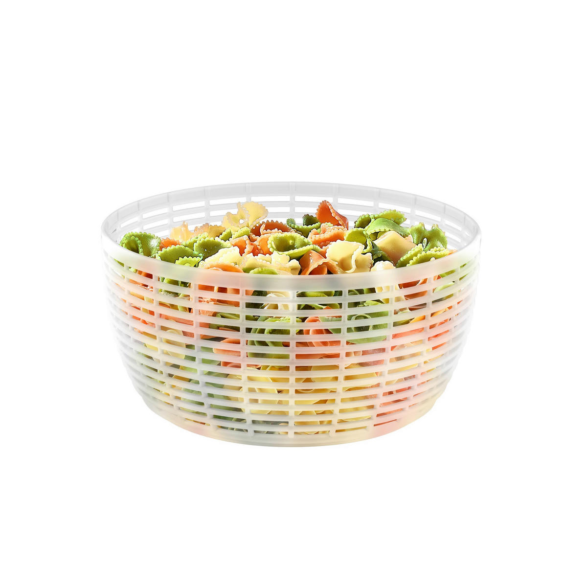 SALATSCHLEUDER - Weiss/Transparent, Basics, Kunststoff (26/26/19cm) - moHA!