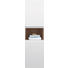 HOCHSCHRANK 40/147/34 cm - Eichefarben/Weiß, Design, Glas/Holz (40/147/34cm) HOCHSCHRANK 40/147/34 cm - Eichefarben/Weiß, Design, Glas/Holz (40/147/34cm)
