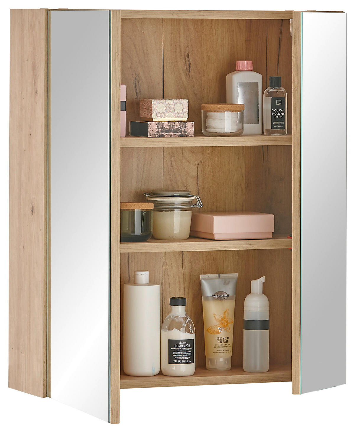 SPIEGELSCHRANK 60/70/20 cm  - Eiche Artisan, MODERN, Glas/Holzwerkstoff (60/70/20cm) - MID.YOU