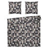 BETTWÄSCHE Mosaic Makosatin 200/200 cm  - Graphitfarben, Design, Textil (200/200cm) - Joop!