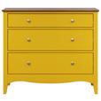 KOMMODE  in 100/86/42 cm  - Gelb/Dunkelbraun, LIFESTYLE, Holz/Holzwerkstoff (100/86/42cm) - Landscape