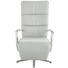 RELAXSESSEL in Leder Hellgrau - Chromfarben/Hellgrau, Design, Leder/Metall (64/112/80cm) - Cantus RELAXSESSEL in Leder Hellgrau - Chromfarben/Hellgrau, Design, Leder/Metall (64/112/80cm) - Cantus
