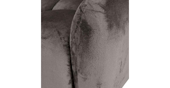 ECKSOFA Grau Flachgewebe  - Schwarz/Grau, MODERN, Kunststoff/Textil (275/235cm) - Landscape