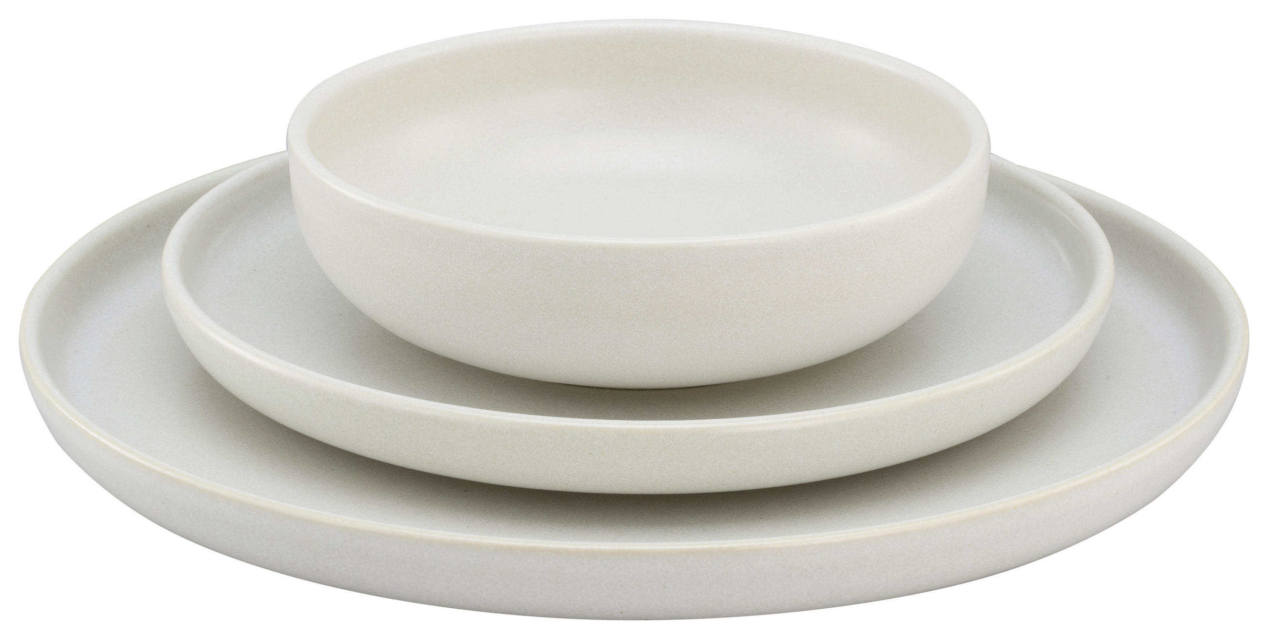 TAFELSERVICE 12-teilig - Weiss, Basics, Keramik - Creatable