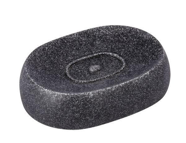SEIFENSCHALE - Anthrazit, KONVENTIONELL, Kunststoff (12,5/3,1/9cm) - Wenko
