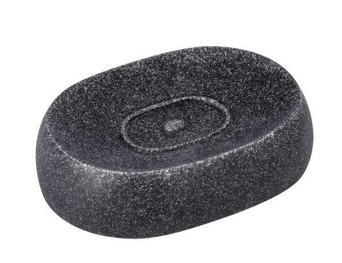 SEIFENSCHALE - Anthrazit, KONVENTIONELL, Kunststoff (12,5/3,1/9cm) - Wenko
