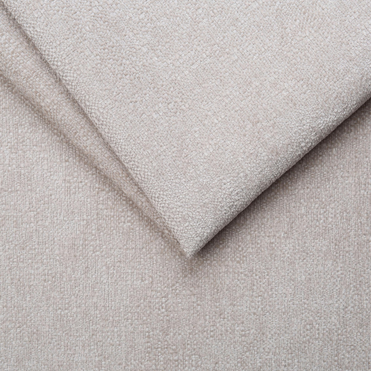 ECKSOFA in Chenille Beige  - Beige/Naturfarben, Design, Holz/Textil (201/307cm) - Livetastic