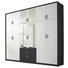 DREHTÜRENSCHRANK in Grau, Weiß - Weiß/Grau, Design, Holzwerkstoff/Kunststoff (275/231/56cm) - Carryhome DREHTÜRENSCHRANK in Grau, Weiß - Weiß/Grau, Design, Holzwerkstoff/Kunststoff (275/231/56cm) - Carryhome