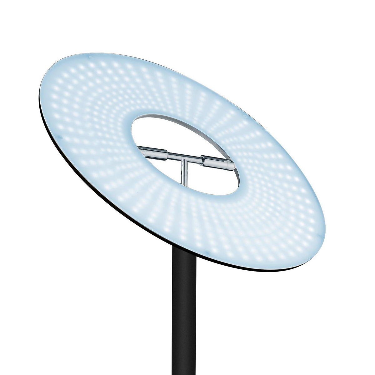 LED-STEHLEUCHTE 45/185 cm    - Schwarz, Design, Metall (45/185cm) - Hell