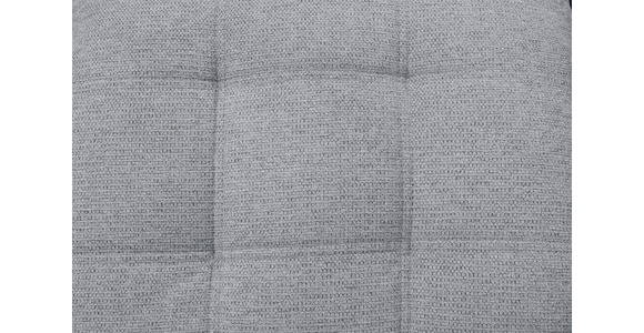 ECKSOFA Hellgrau Chenille  inkl. Bettkasten, Schlaffunktion, Rücken echt, Kopfteilverstellung, Liegefläche im Originalstoff  - Chromfarben/Hellgrau, KONVENTIONELL, Kunststoff/Textil (205/260cm) - Carryhome