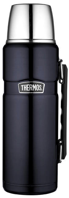 ISOLIERFLASCHE STAINLESS KING 1,2 L  - Dunkelblau, Basics, Metall (1,2cm) - Thermos