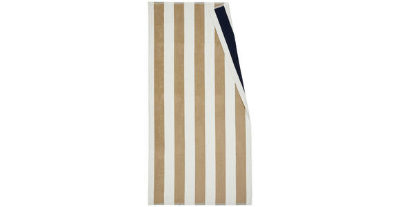 STRANDTUCH PALSTEK Blau, Beige 90/180 cm - Blau/Beige, Textil (90/180cm) - Esposa