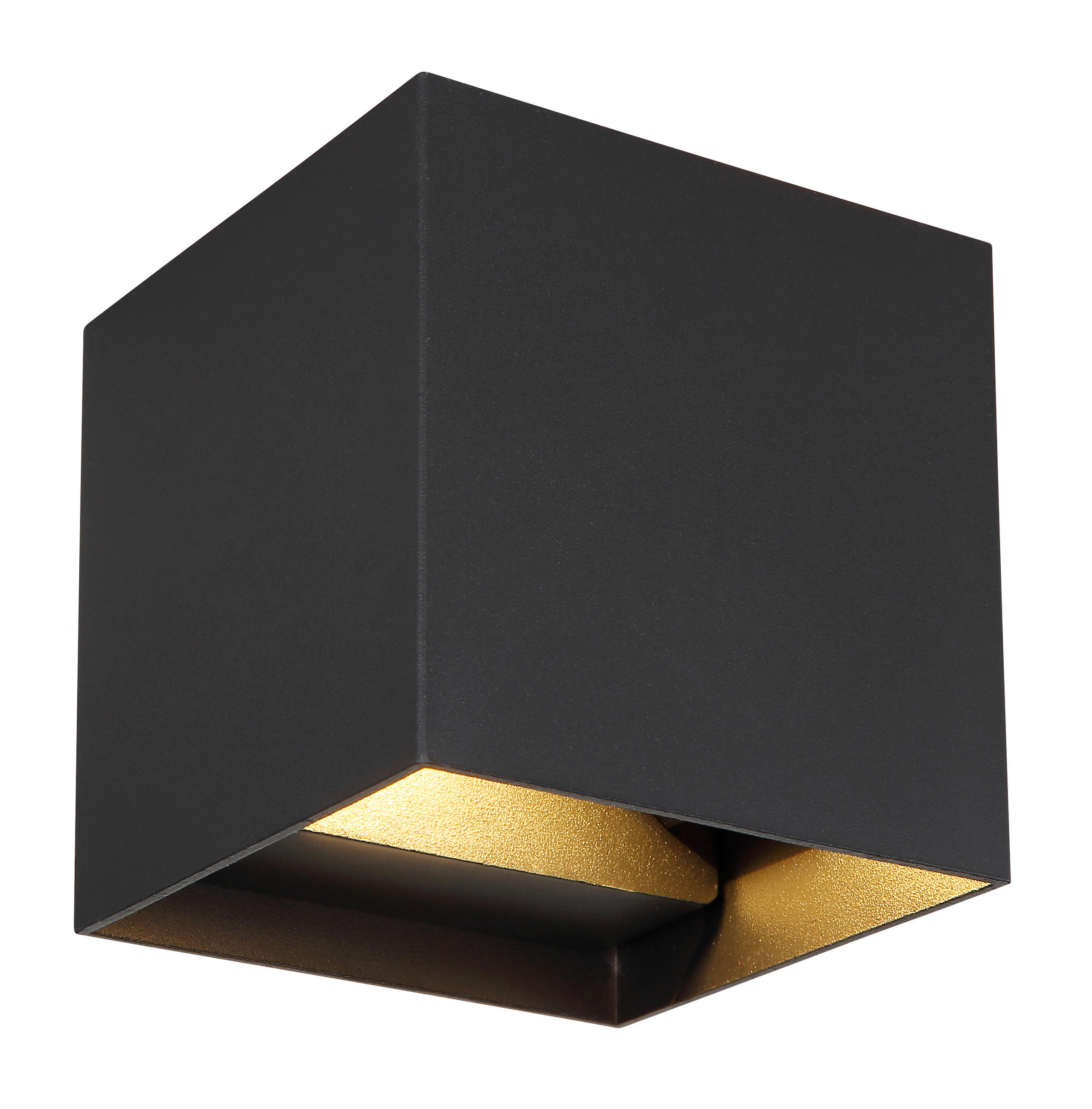 LED-WANDLEUCHTE 10/10/10 cm   - Schwarz, Basics, Metall (10/10/10cm)