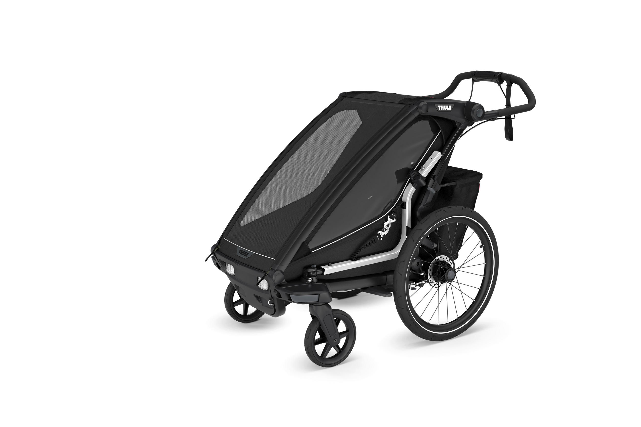 FAHRRADANHÄNGER   Chariot Sport2 sngle  - Schwarz, Basics, Textil/Metall (88/37/59cm) - Thule
