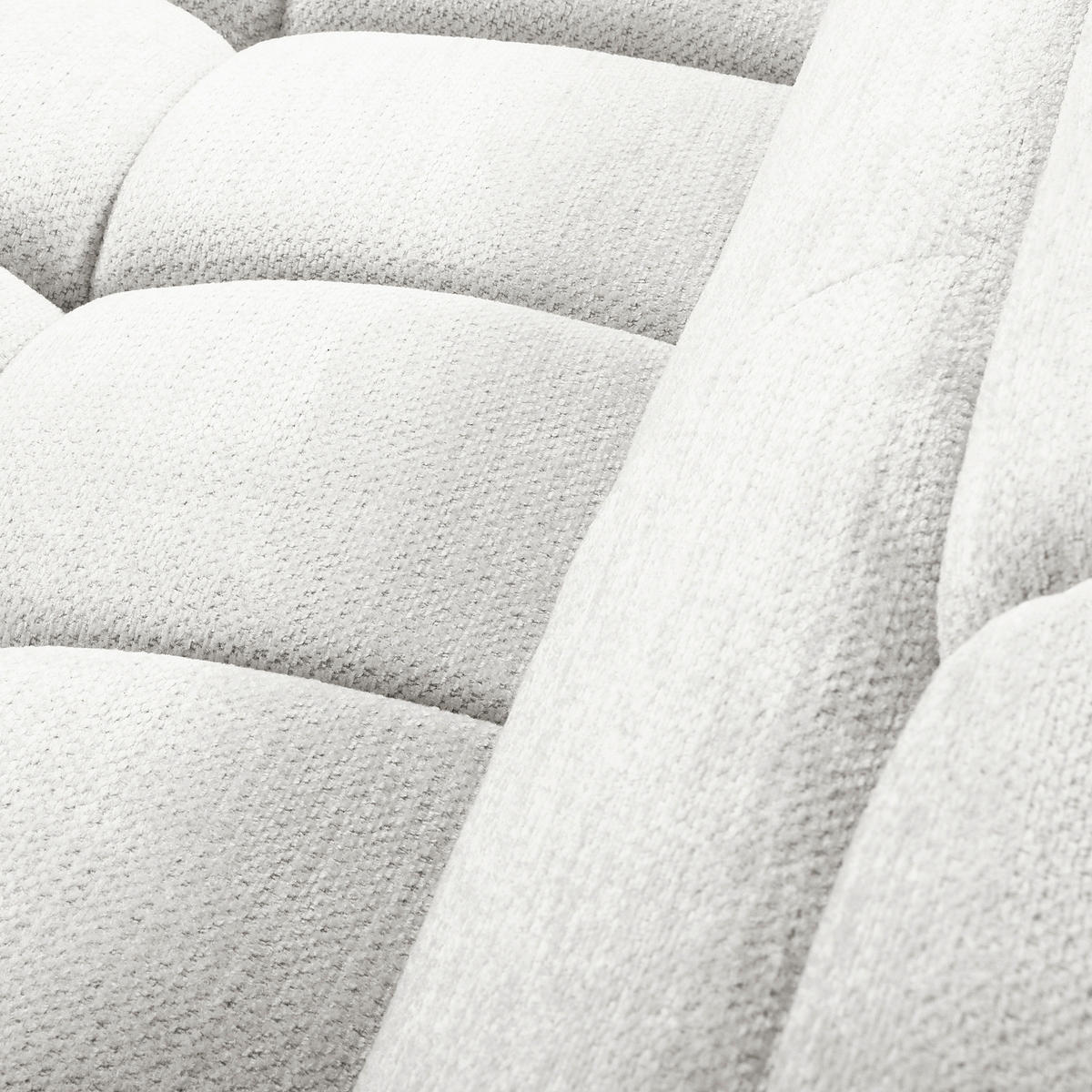 ECKSOFA  Webstoff Silberfarben  - Silberfarben/Schwarz, Design, Kunststoff/Textil (177/274cm) - Livetastic