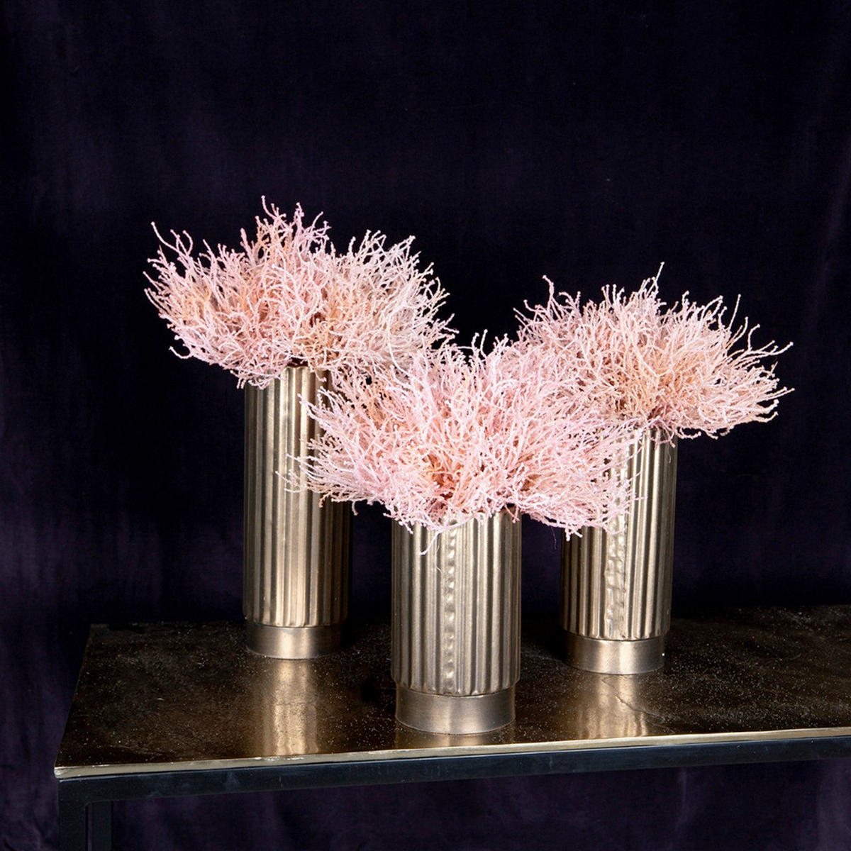 BILJKA UMJETNA  - boje koralja, Basics, plastika (13/16/20cm)