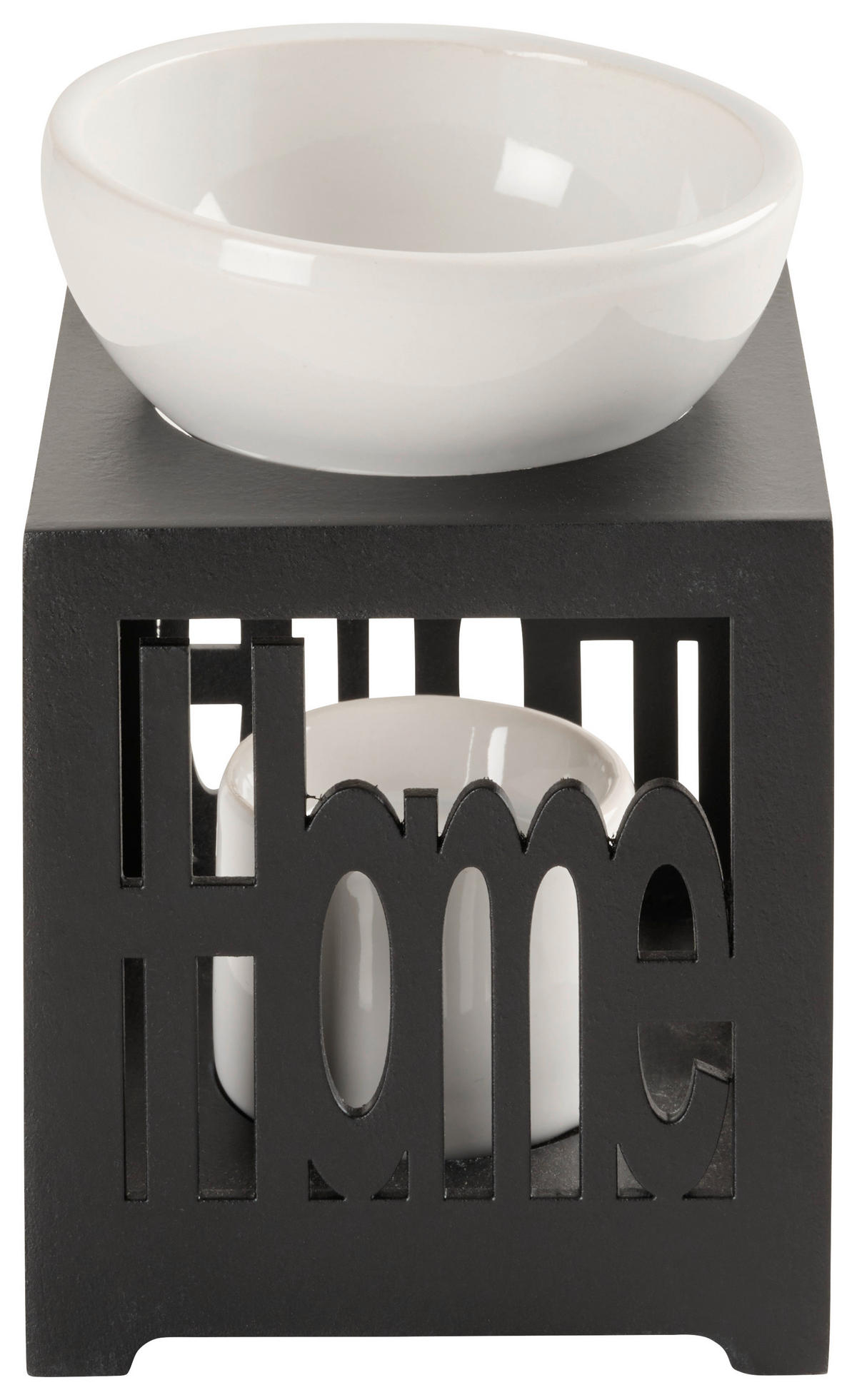 DUFTLAMPE  - Schwarz, Basics, Holz (10,2/9,5/13,5cm)