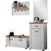 GARDEROBE 4-teilig  in 175/194,5/41 cm  - Eiche Artisan/Weiß, Basics, Holzwerkstoff (175/194,5/41cm) - Carryhome