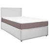 BOXBETT 120/200 cm  in Weiß, Hellbraun  - Hellbraun/Weiß, KONVENTIONELL, Holz/Holzwerkstoff (120/200cm) - MID.YOU
