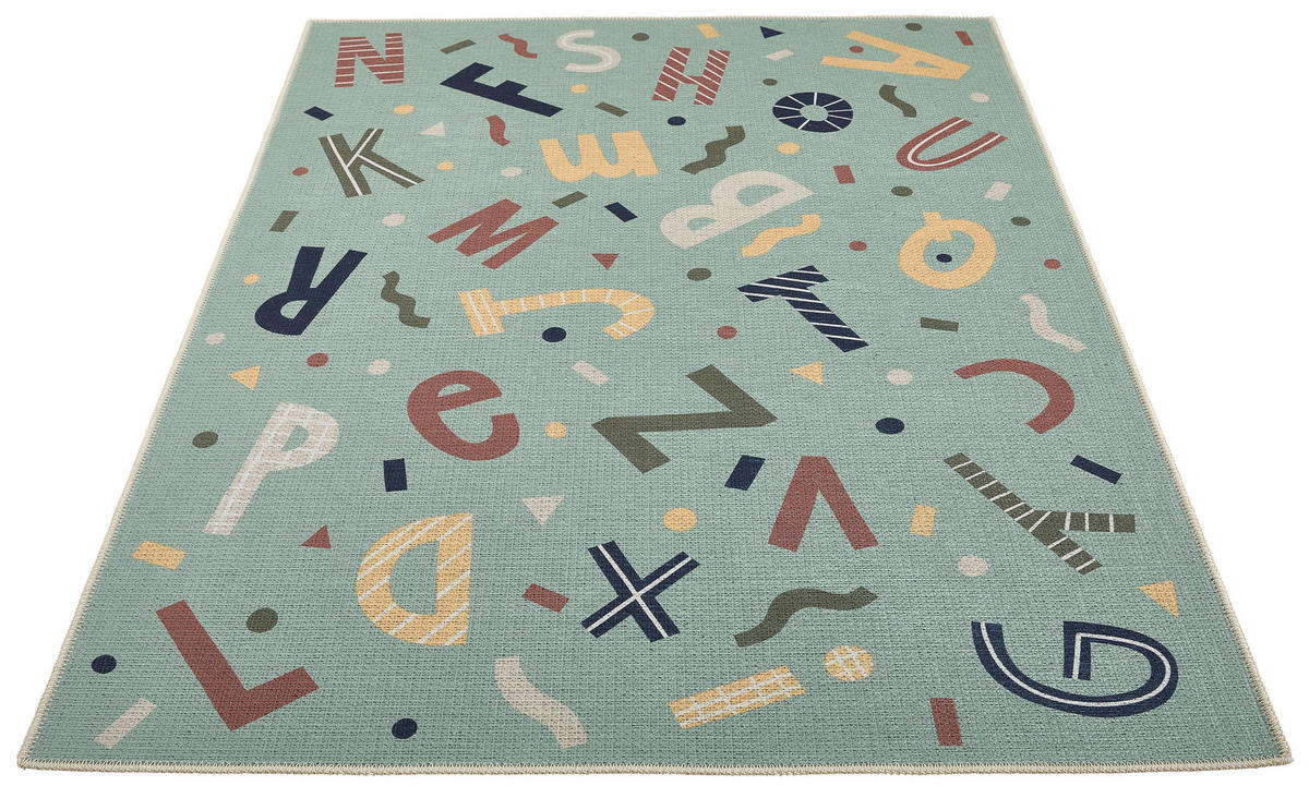 KINDERTEPPICH 120/170 cm ABC  - Multicolor, Trend, Textil (120/170cm) - Ben'n'jen