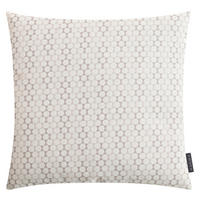 OUTDOOR-KISSENHÜLLE in  Graphik  - Weiss/Creme, Basics, Textil (50/50cm)