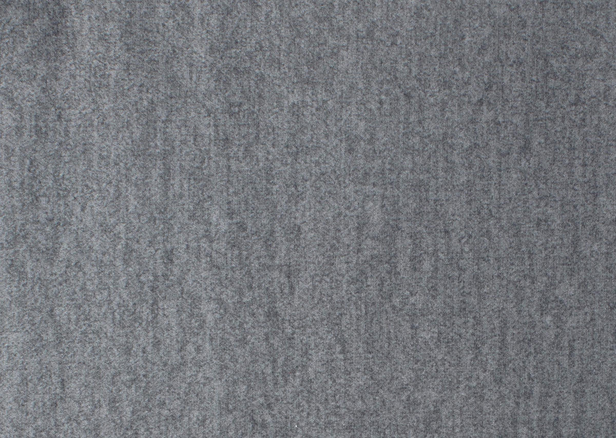 WOHNLANDSCHAFT in Samt, Webstoff Grau  - Schwarz/Grau, Design, Textil/Metall (177/385/216cm) - Welnova