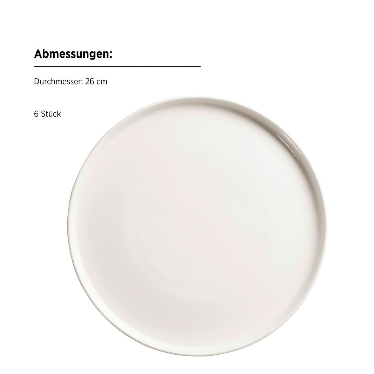 TAFELSERVICE Weiß Sita 12-teilig  - Weiß, Trend, Keramik - Mäser