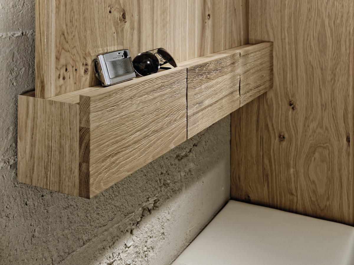 GARDEROBENPANEEL  in 96/112/37,5 cm  - Eichefarben, Natur, Holz (96/112/37,5cm) - Voglauer